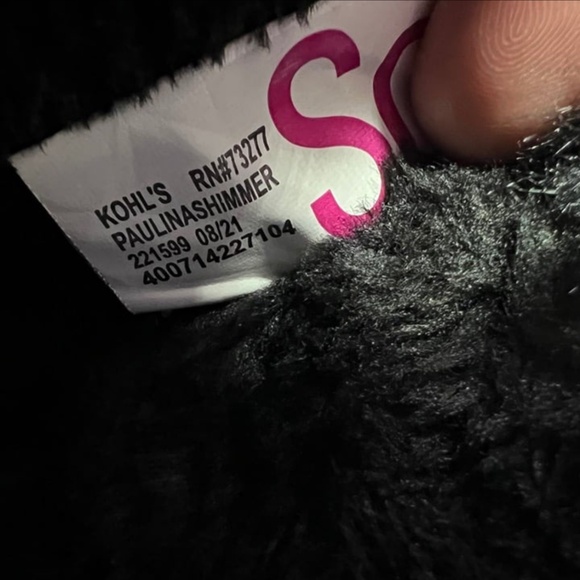 |•SO•| Paulina Shimmer Soft Faux Fur Lined/Trim Boots 9.5 - Picture 10 of 12